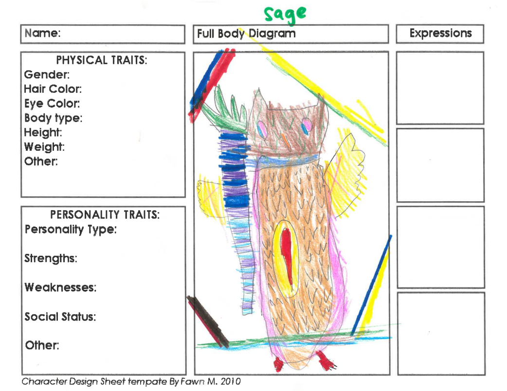 Sage's character design